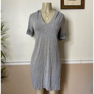 Michael Kors Women’s Short Sleeve T-Shirt Tee Jersey Hooded Dress